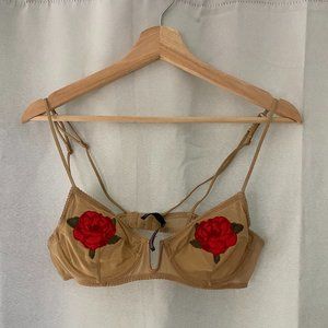 Out From Under Urban Outfitters Rose Bra - Size 36B
